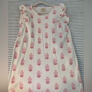 The Beaufort Bonnet Company Pink and White Casual Kids Dress